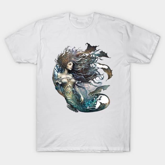 The Mermaid Princess T-Shirt by YeCurisoityShoppe